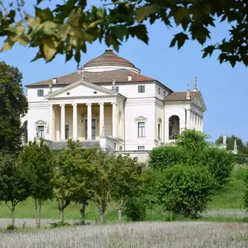 Villa Capra named La Rotonda, designed by Andrea Palladio architect in1591 at Vicenza in Italy - Aug 06 2014