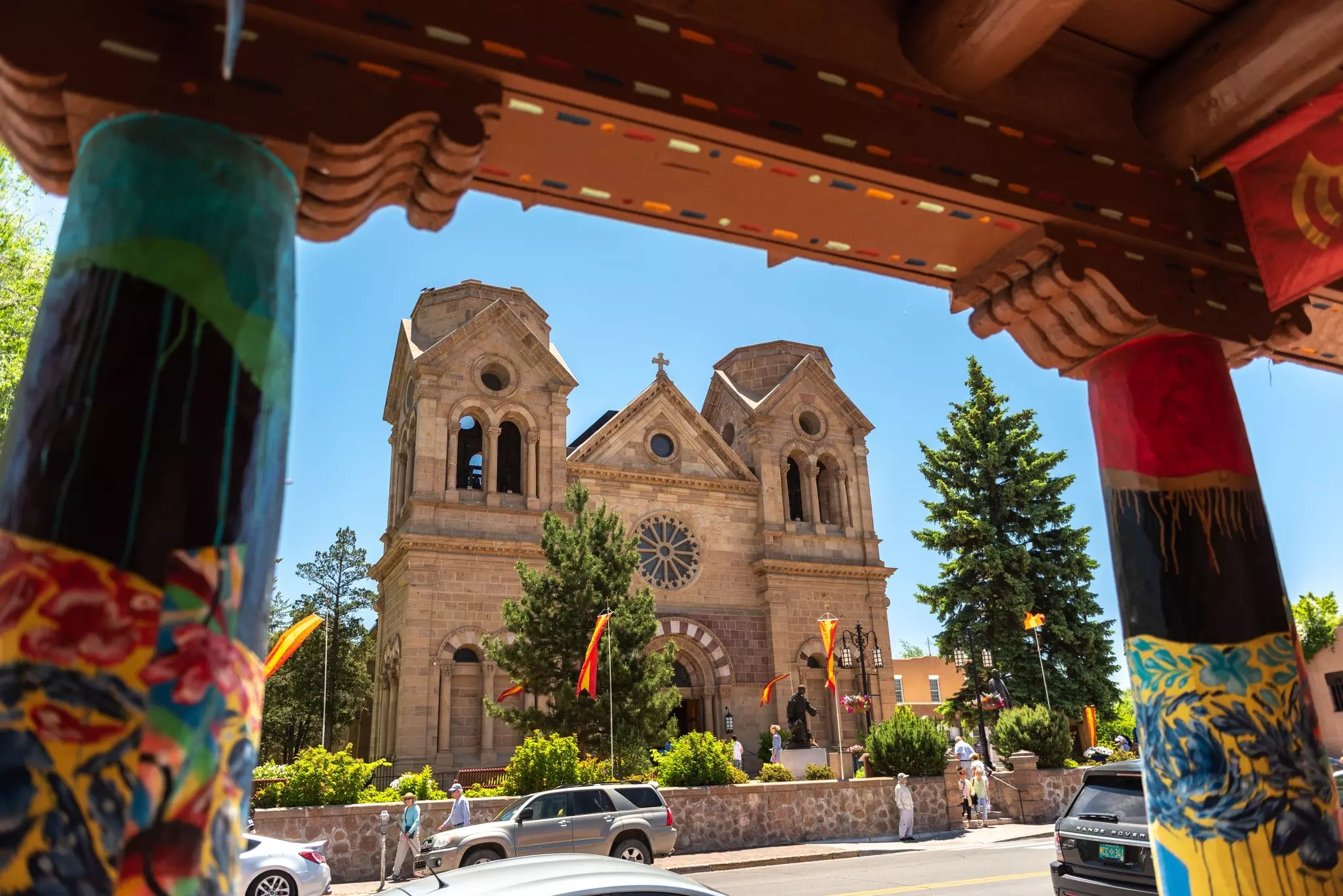 The Cathedral Basilica of Saint Francis of Assisi in Santa Fe, New Mexico. Wirestock Creators/Shutterstock