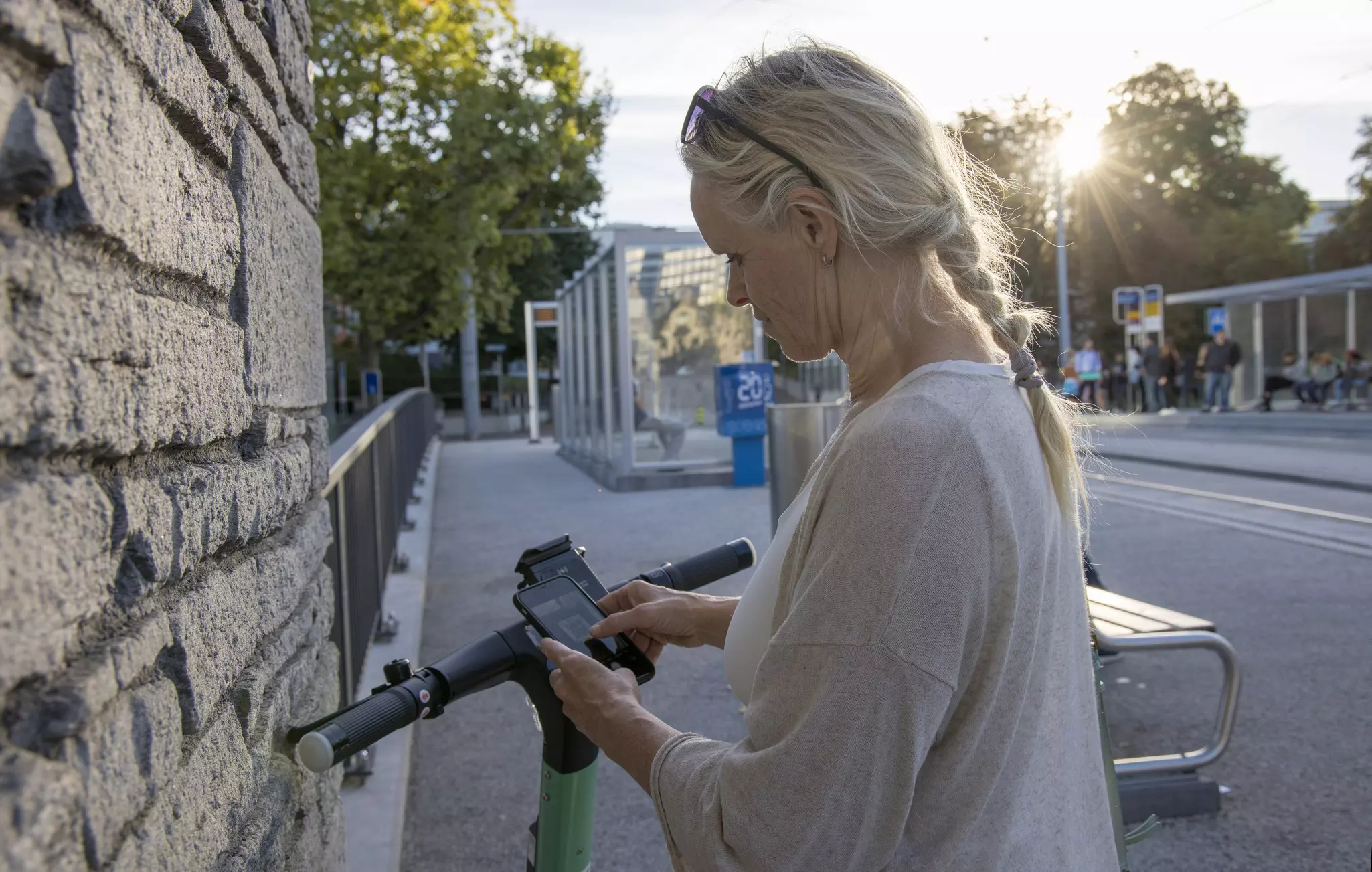 Attach your phone to an electric scooter and zip about the city © Getty Images / iStockphoto