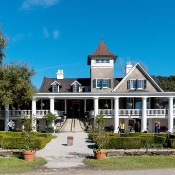 Charleston, SC - February 2 2020: The Plantation home at Magnolia Plantation and Gardens; Shutterstock ID 1661611987; your: Bridget Brown; gl: 65050; netsuite: Online Editorial; full: POI Image Update