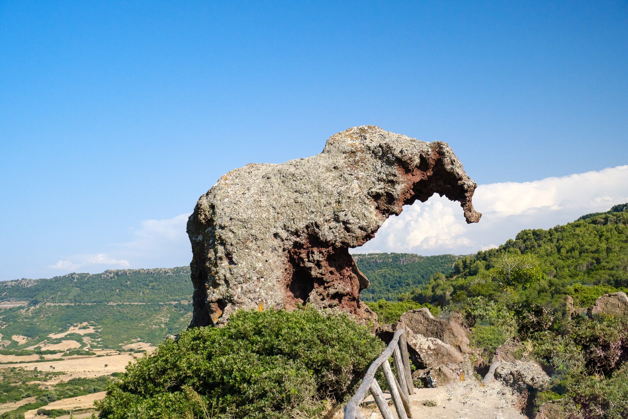 Roccia dell'Elefante or Elephant rock on Sardinia; Shutterstock ID 1972637390;