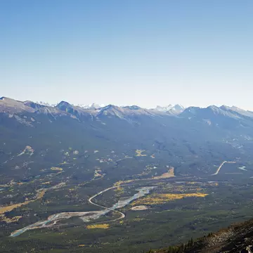 Icefields Parkway and Athabasca River, Canada