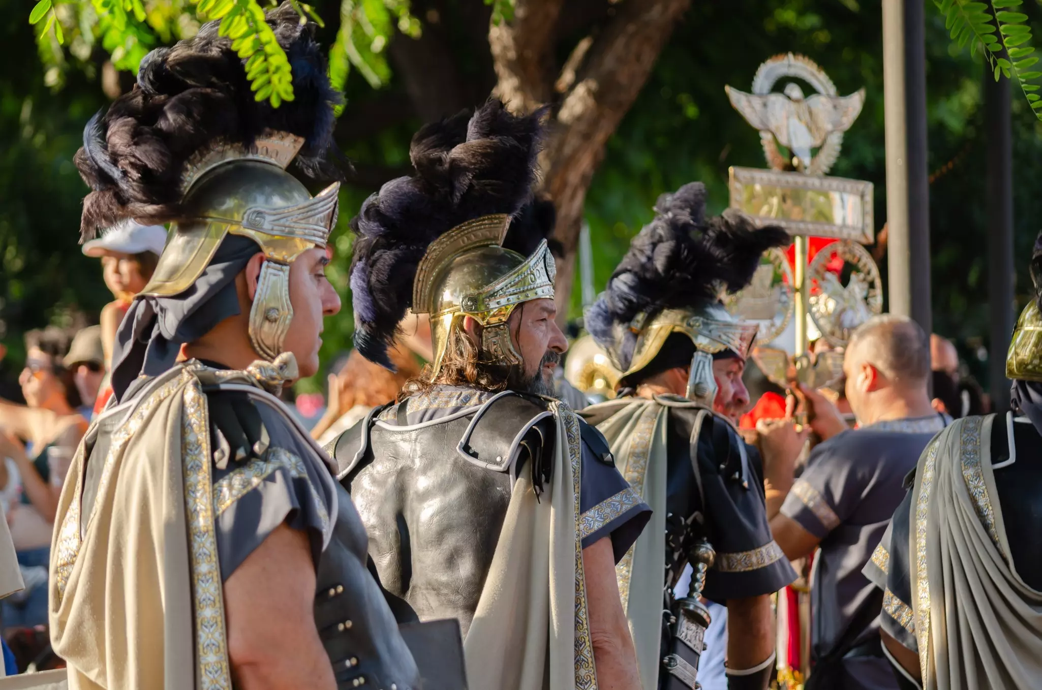 The participants who reenact an ancient battle between the Carthaginians and the Romans each year take it seriously indeed © Q77photo / Shutterstock