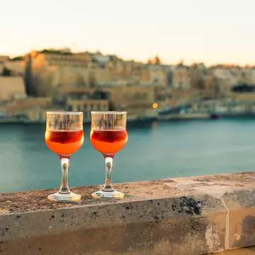 Wine in Valletta, Malta. zstock/Shutterstock
