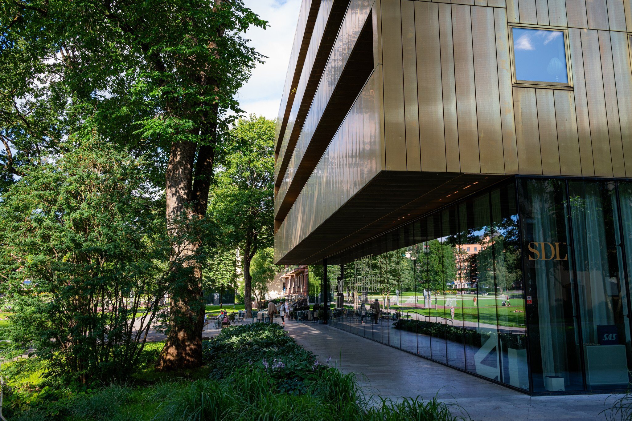 Stockholm, Sweden - July 20, 2024: Sven-Harry art museum facade on bright sunny day, License Type: media, Download Time: 2026-04-08T15:15:05.000Z, User: esterpyykko45, Editorial: true, purchase_order: 65050 - Digital Destinations and Articles, job: Lonely Planet, client: app content, other: Ester Pyykko