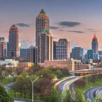 Atlanta is a big city, but it's easy to see the sights with a car or by public transport. Sean Pavone/Shutterstock