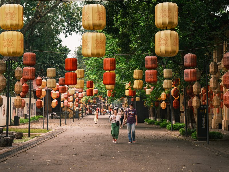 Inside Thang Long Citadel, Hanoi