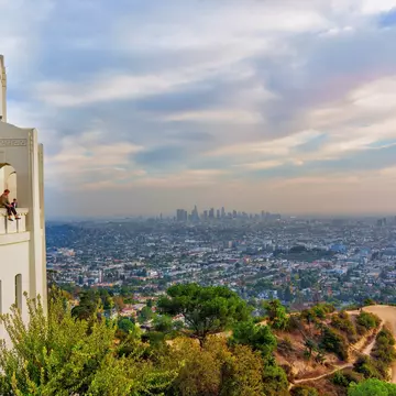 The LA skyline seen from the Griffith Observatory. Chizhevskaya Ekaterina/Shutterstock