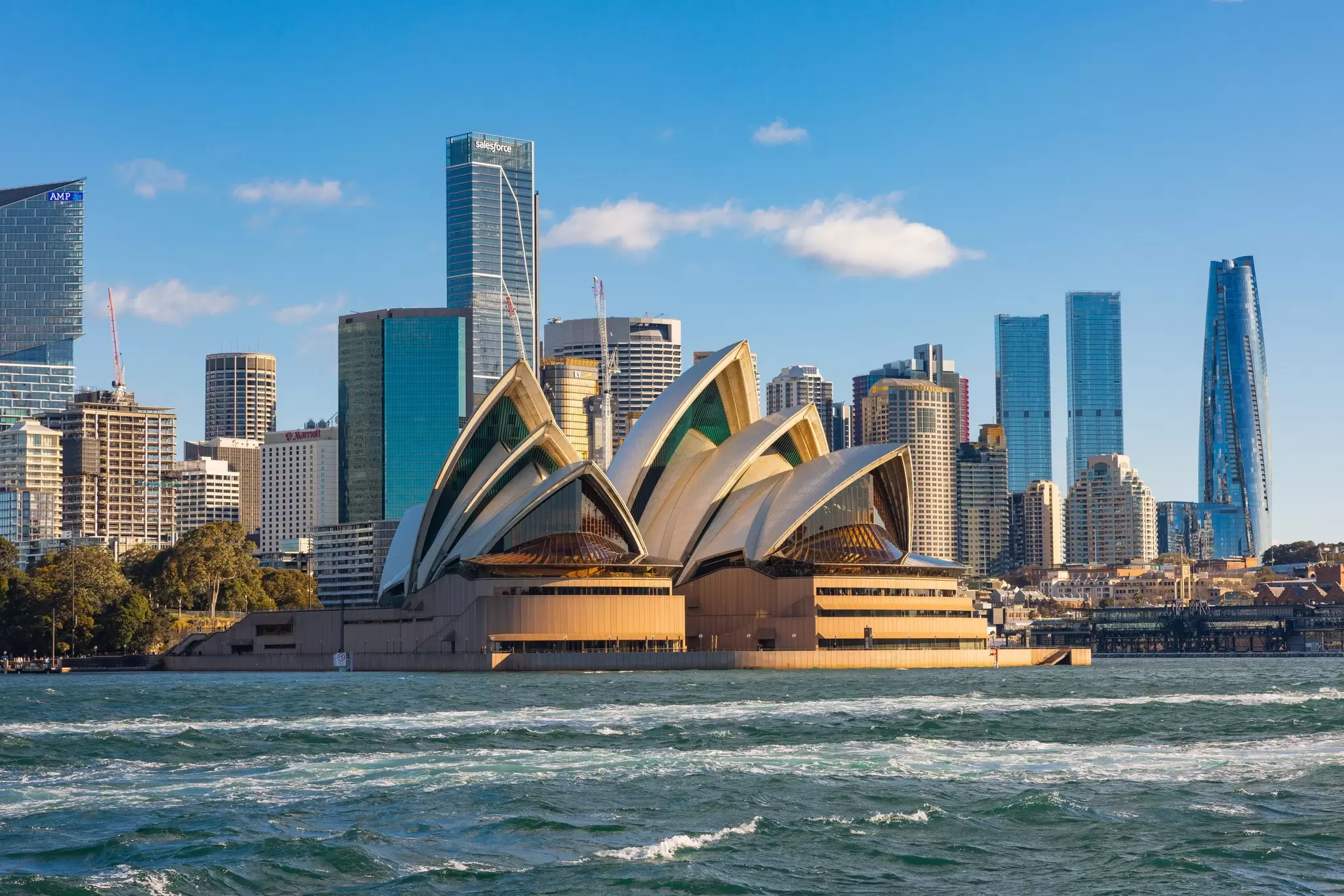 View of Sydney Opera House in Australia.