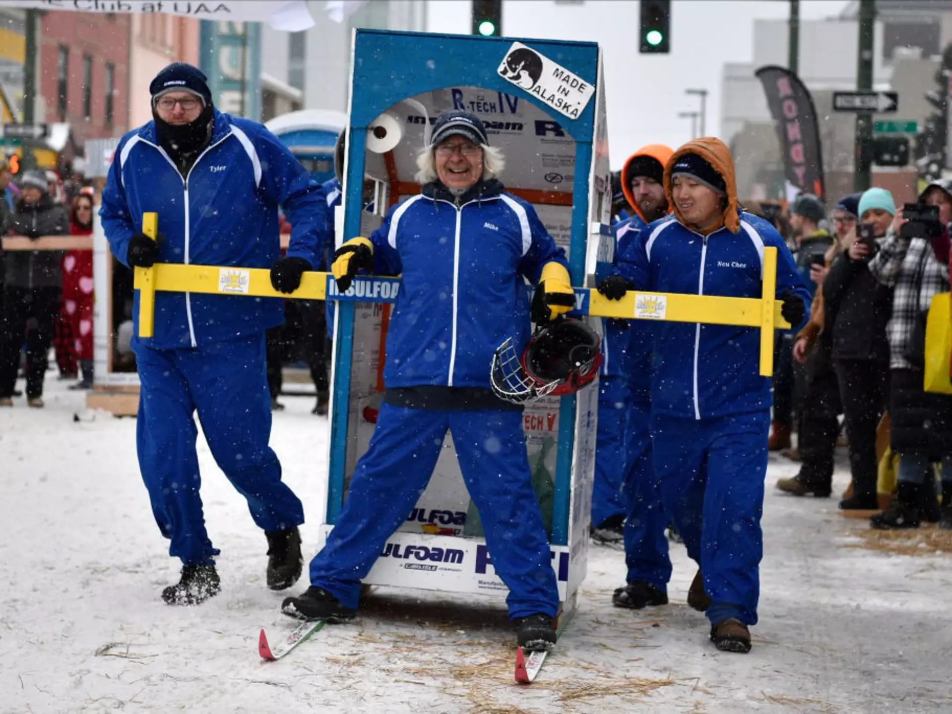 You can ski and dine on snowy slopes, watch dogsled races and learn all about traditional culture in Anchorage. Lance King/Getty Images