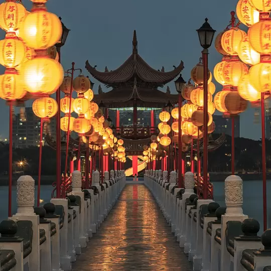 Spring and Autumn Pavilions, Lotus Pond, Kahosiung