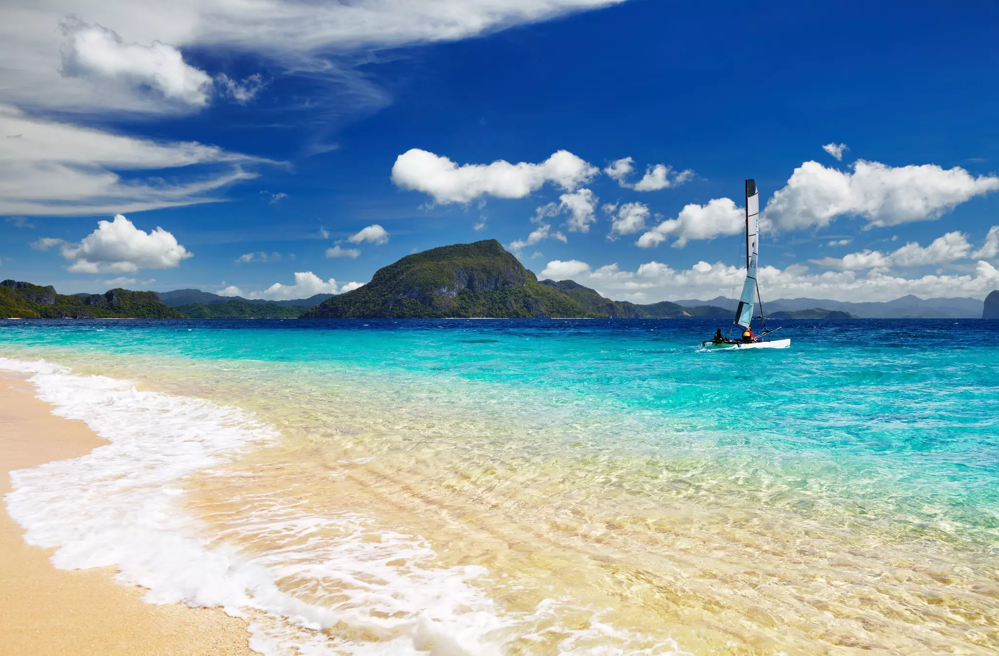 A beach in El-Nido, Philippines.