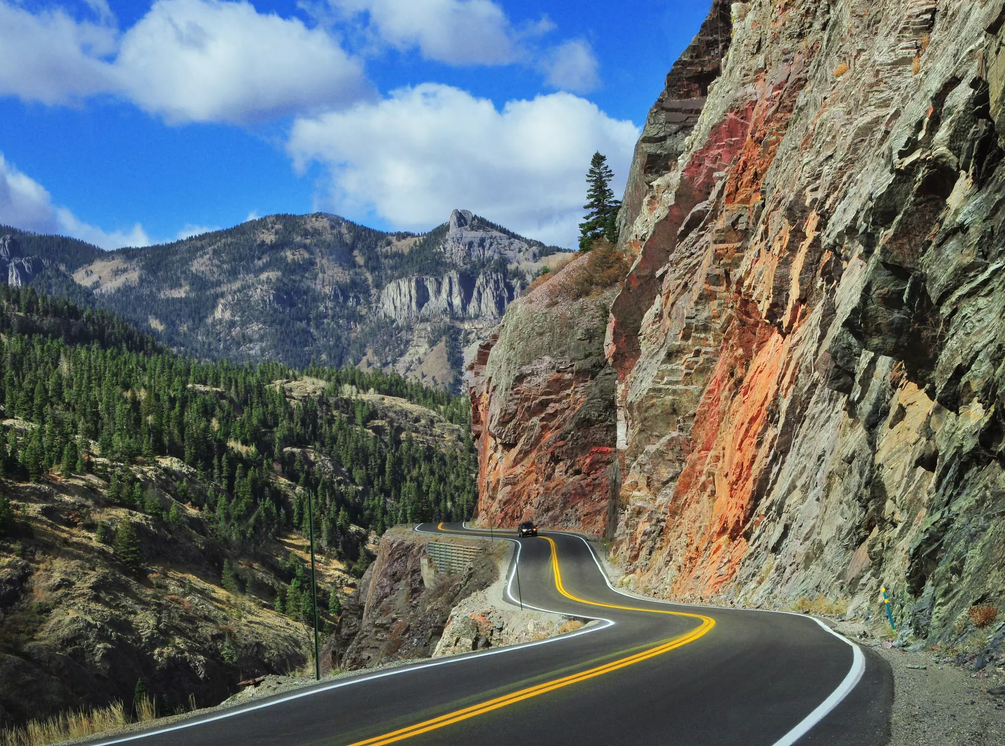 Spectacular Colorado mountain road