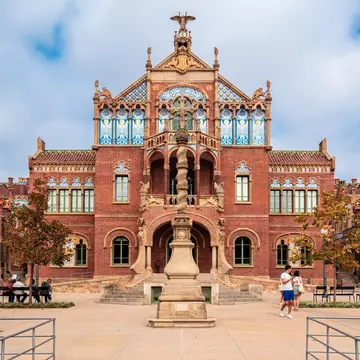 Hospital de la Santa Creu i Sant Pa, Catalan for Hospital of the Holy Cross and Saint Paul. The complex built between 1901 and 1930 in Barcelona.
