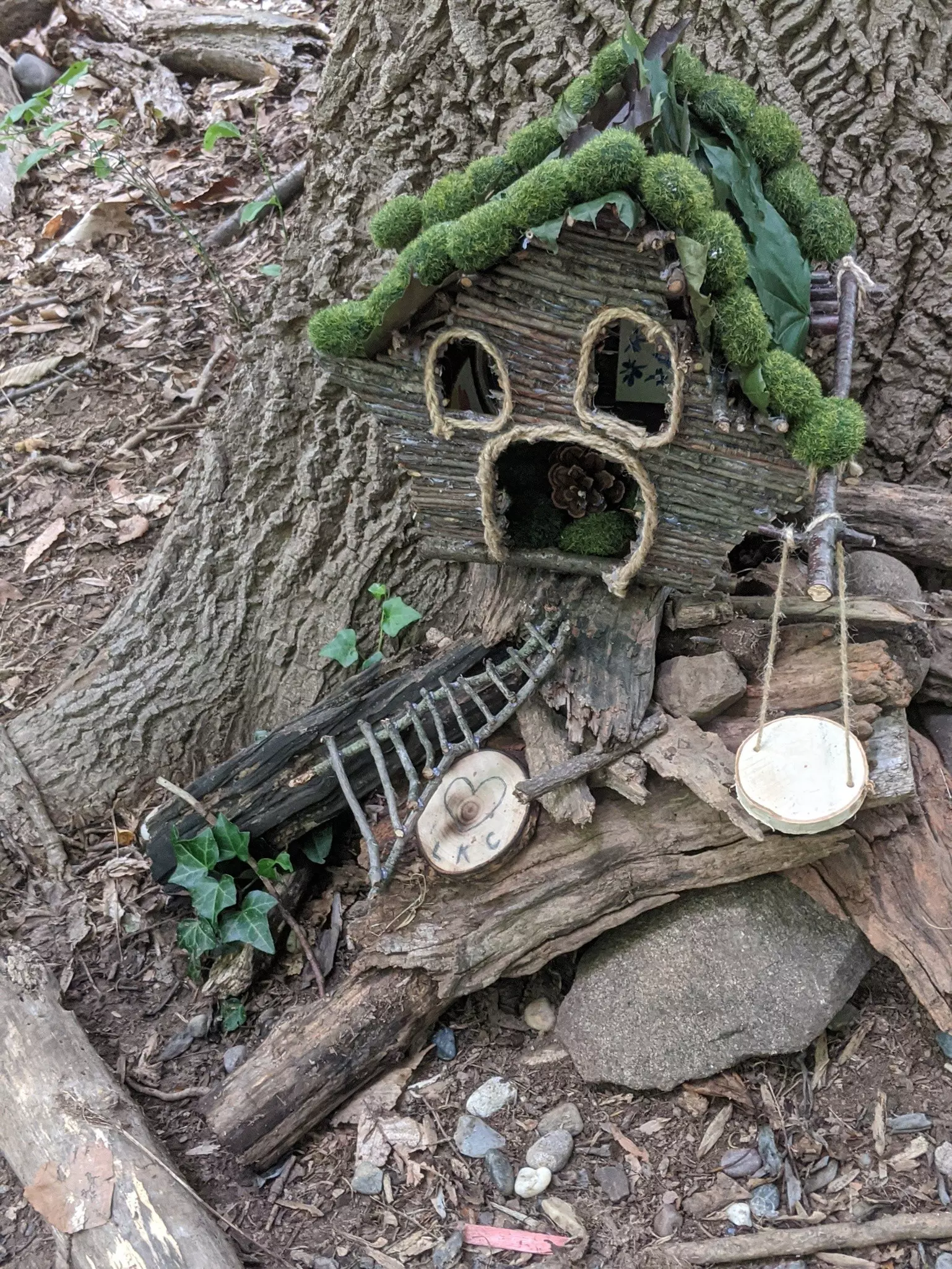Houses on the Fairy Trail at South Mountain Reservation