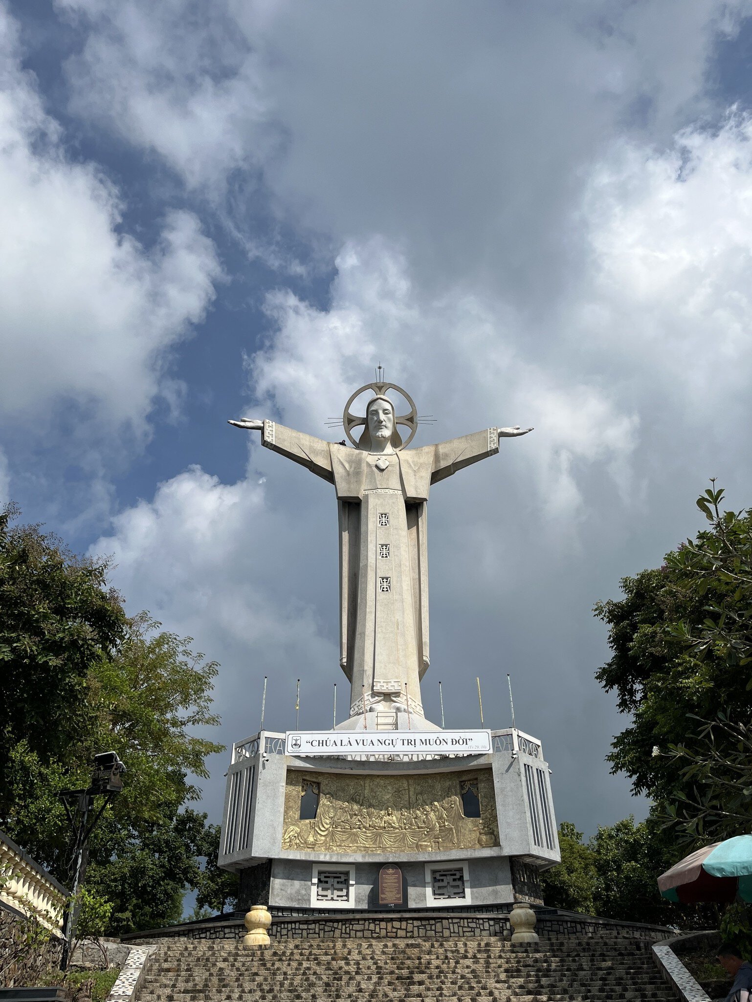 The statue of Jesus Christ on the mountain, Vung Tau, Vietnam.