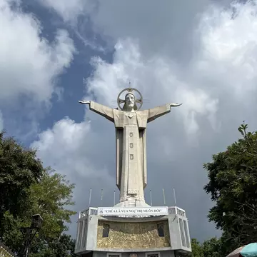 The statue of Jesus Christ on the mountain, Vung Tau, Vietnam.