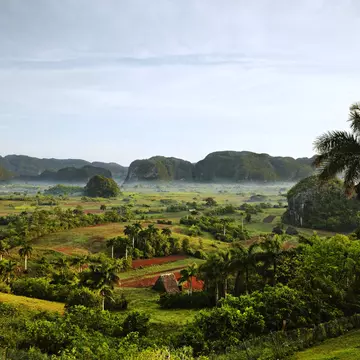 The hills in the valley in Vinales in Cuba