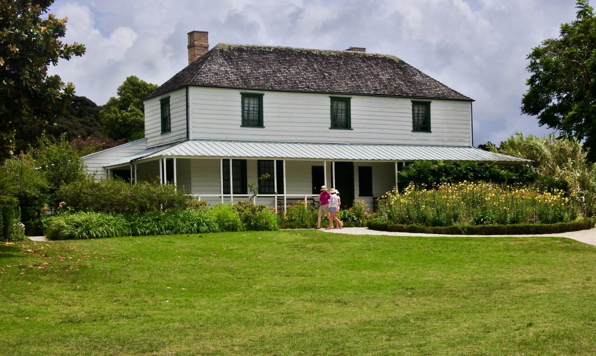 KERKERI, NZL - JAN 24 2023:The Mission House at Kerikeri in New Zealand built in 1822 by the Church Missionary Society. It's New Zealand's oldest surviving building sometimes known as Kemp House.; Shutterstock ID 2267157833;