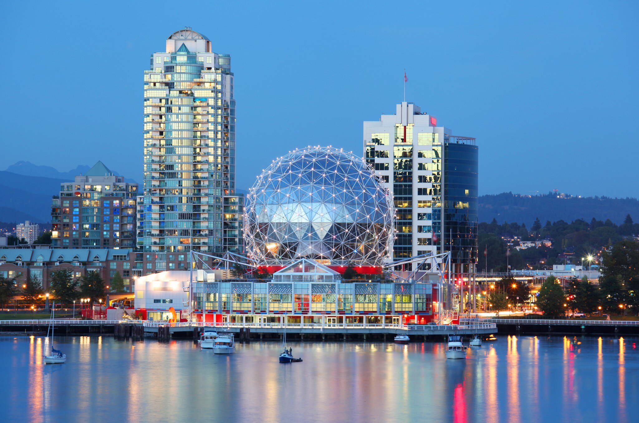 Vancouver at night