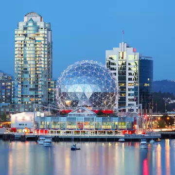 Vancouver at night