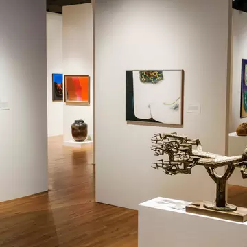 Hawaii State Art Museum, Foundation on Culture and the Arts, gallery, paintings, sculpture, adult adults woman women