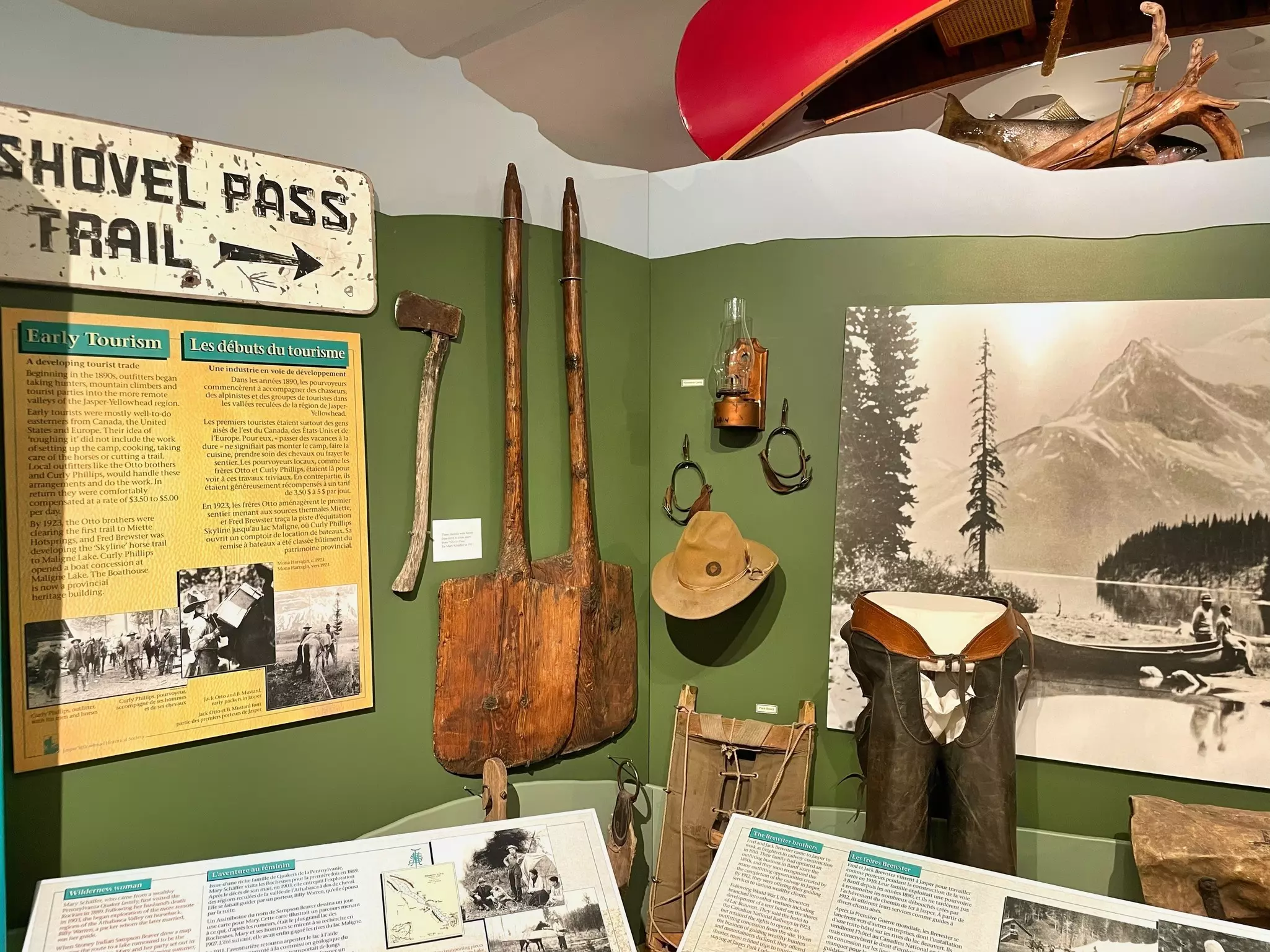 The artefacts at Jasper Yellowhead Museum © Marcia DeSanctis