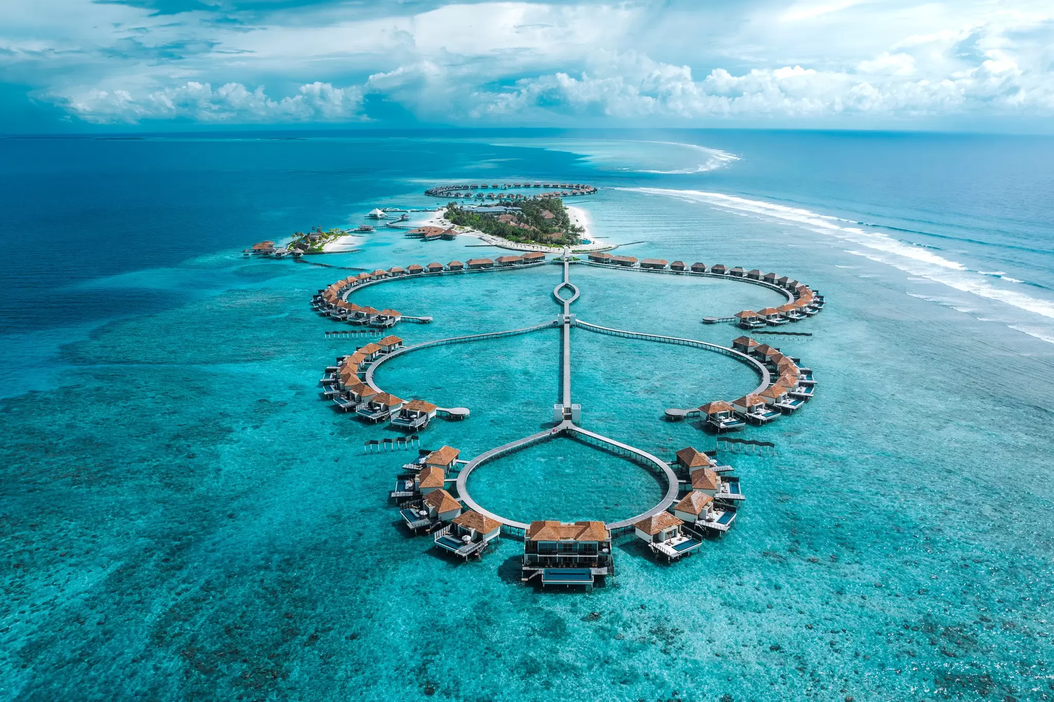 Huruelhi Island in the Maldives. Courtesy of Radisson Blu Resort Maldives