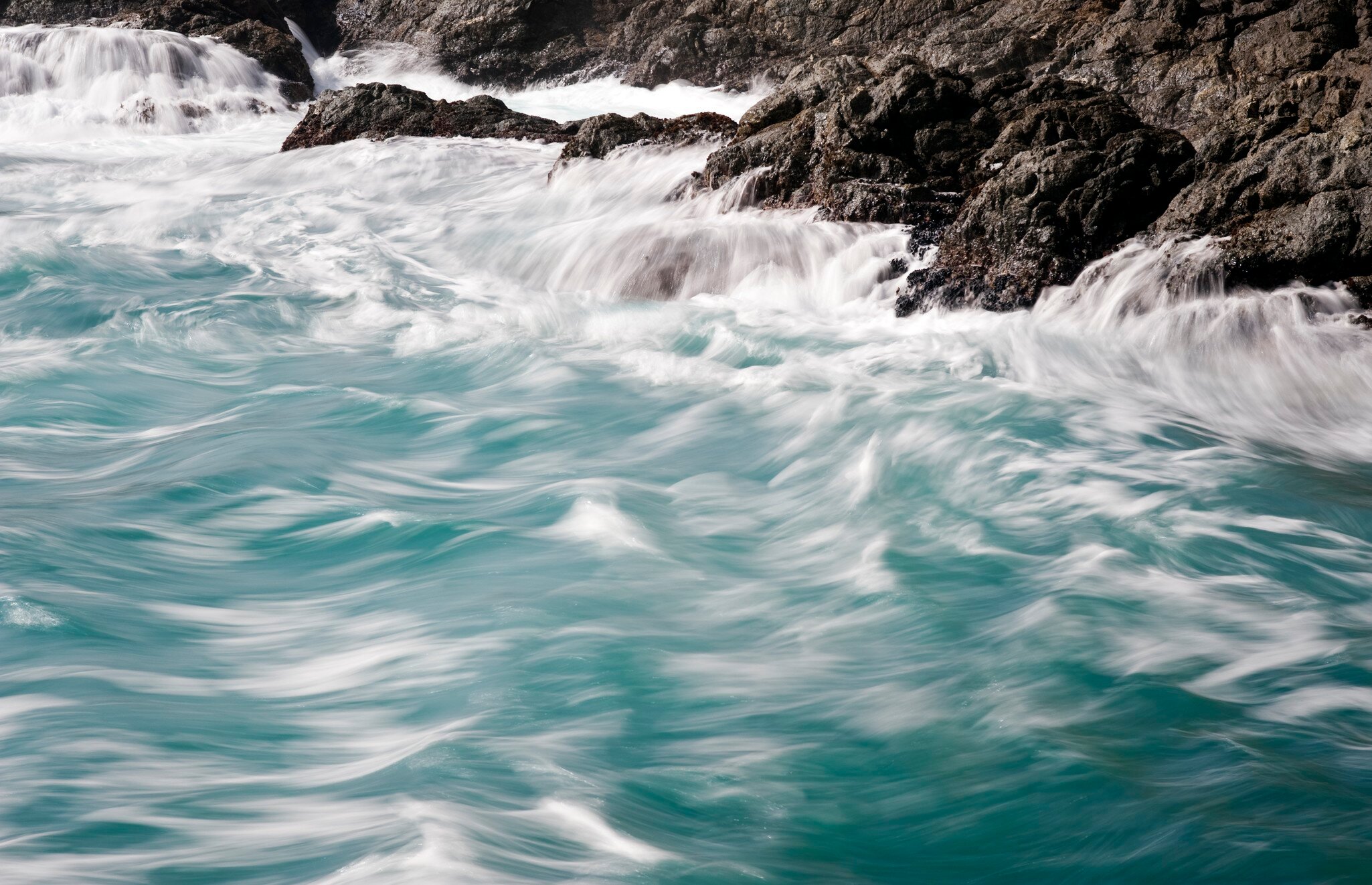 Waves at Partington Cove.
