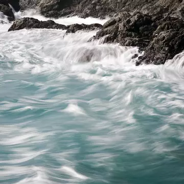 Waves at Partington Cove.