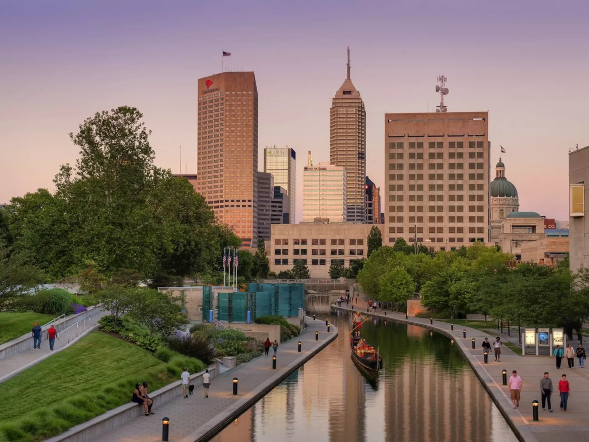 A gondola ride on the canal is the perfect way to spend an afternoon in Indy. Jason Lavengood, via Visit Indy
