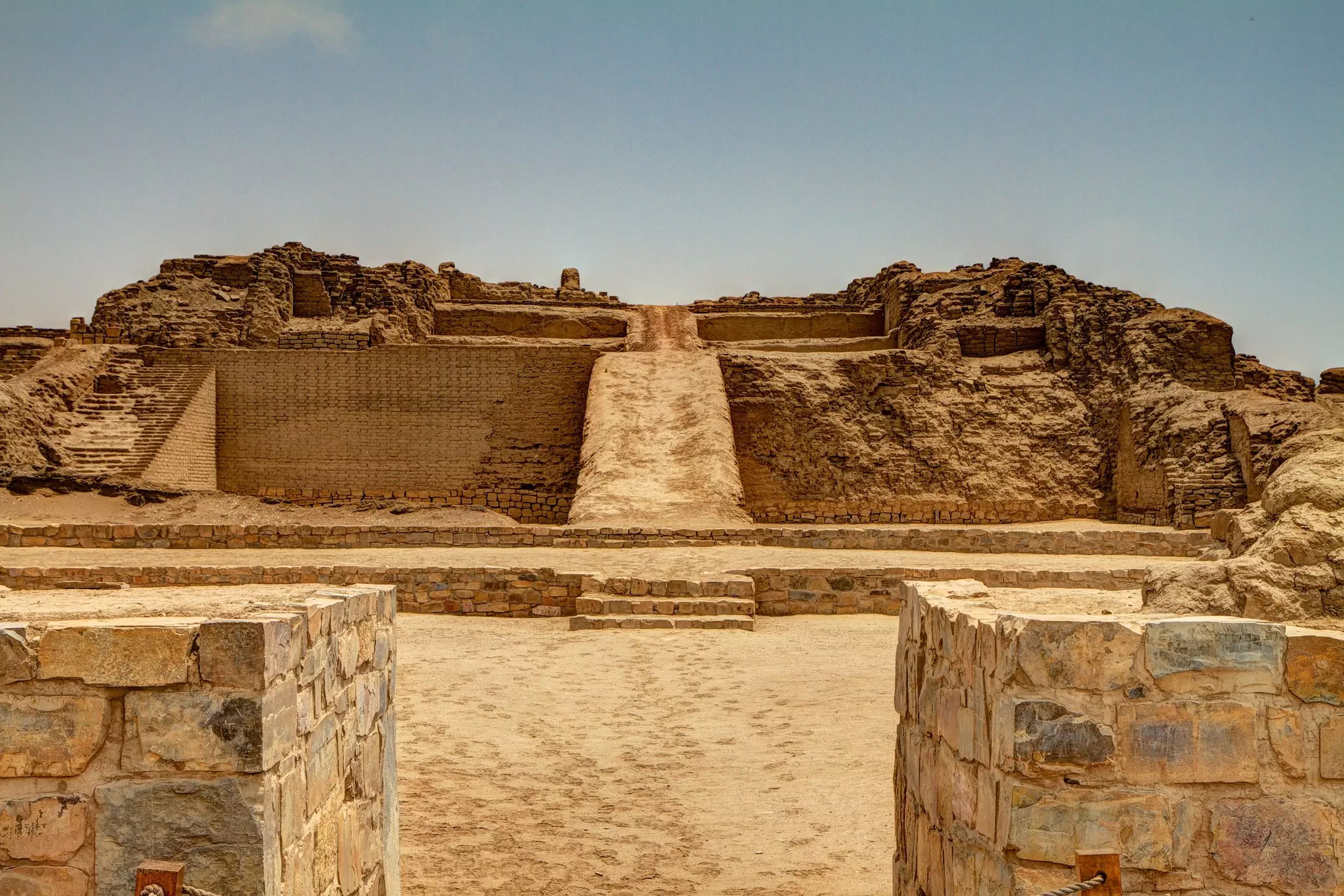 The ruins at Pachacamac, Peru