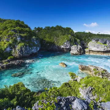 A popular swimming spot on Niue Island