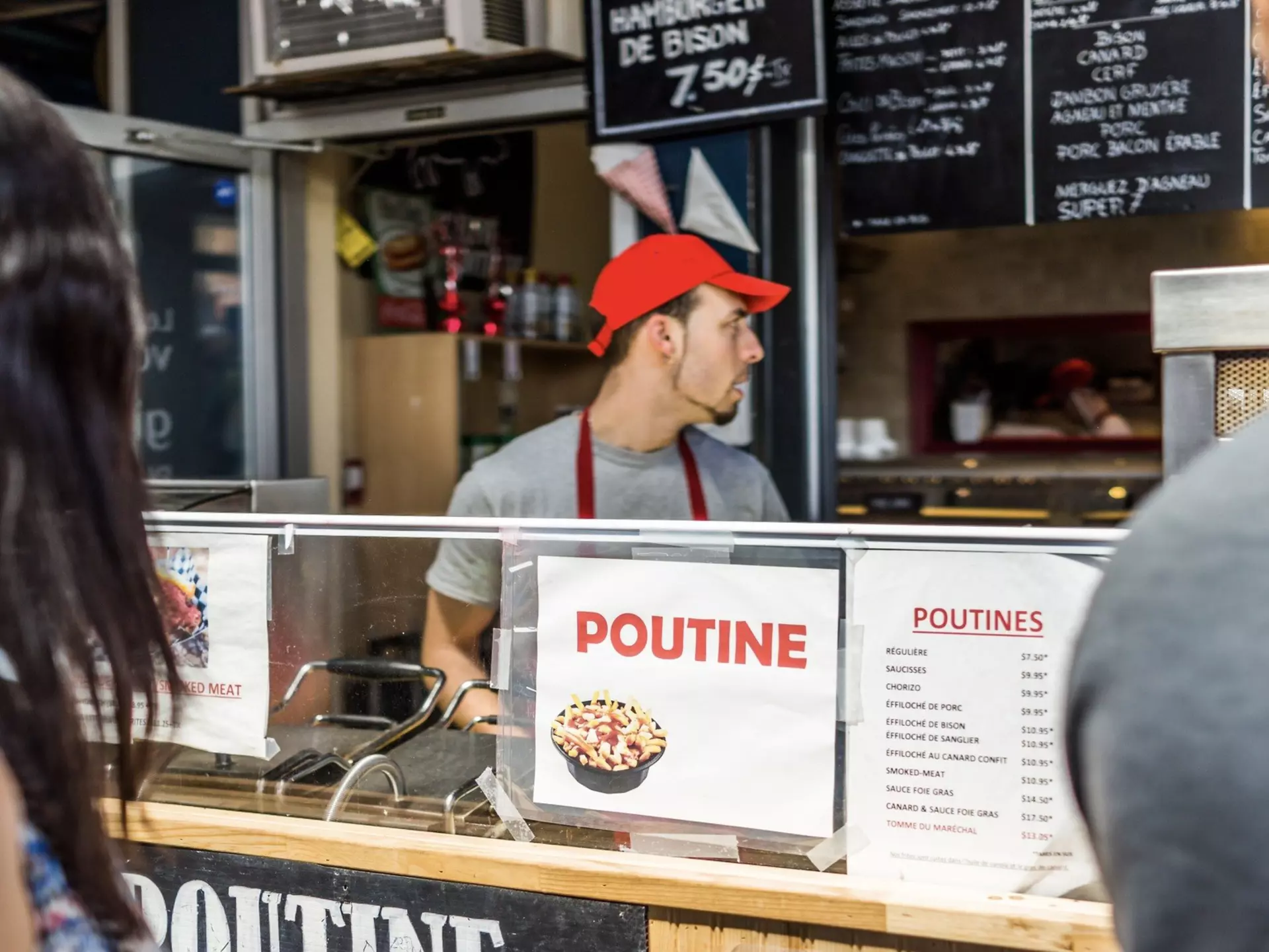 A poutine shop at the Marché Jean-Talon, Montréal. Kristi Blokhin/Shutterstock
