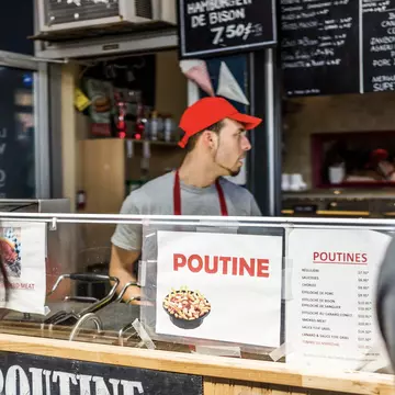 A poutine shop at the Marché Jean-Talon, Montréal. Kristi Blokhin/Shutterstock