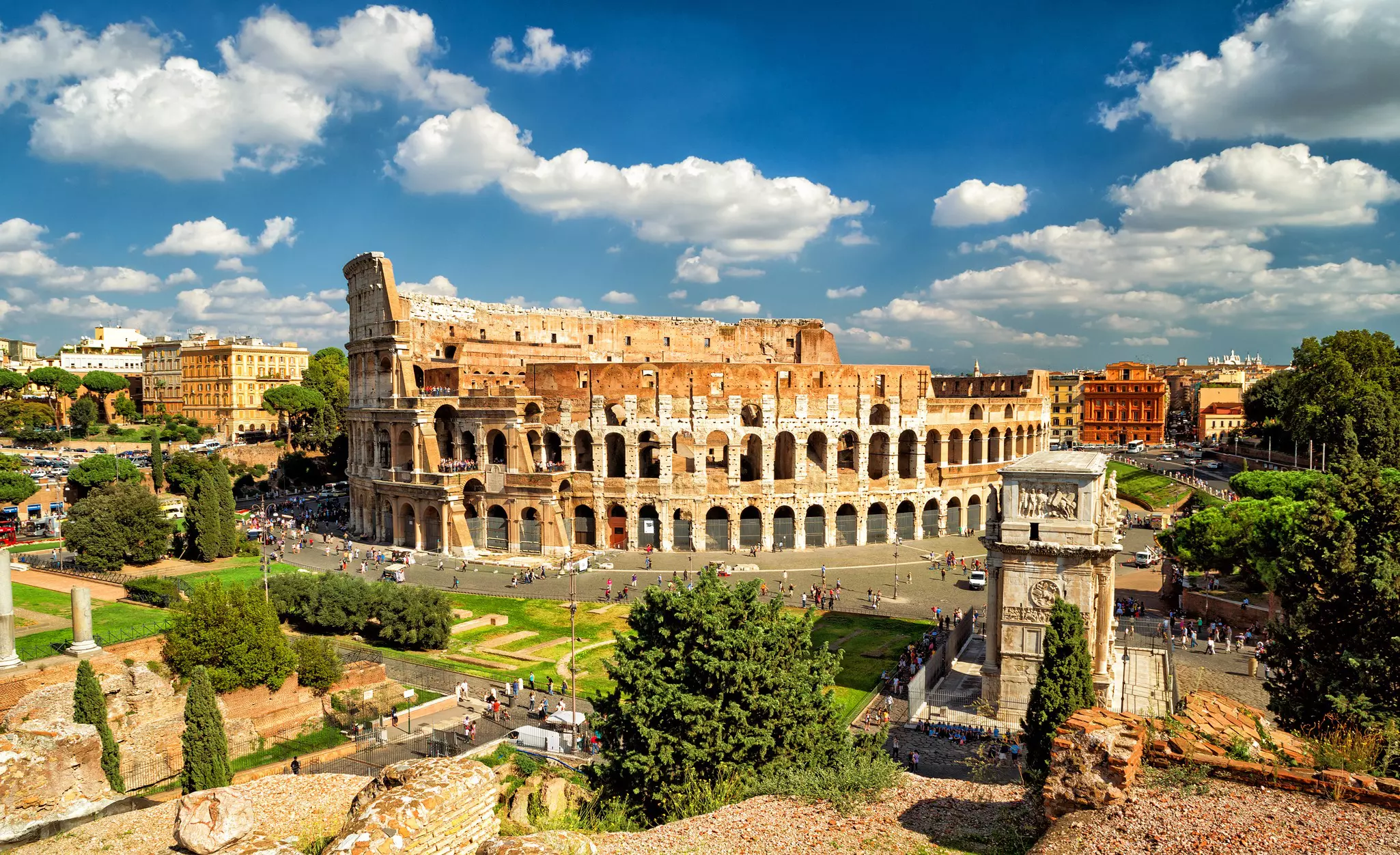 Colosseum (Coliseum), Rome, Italy, Europe.