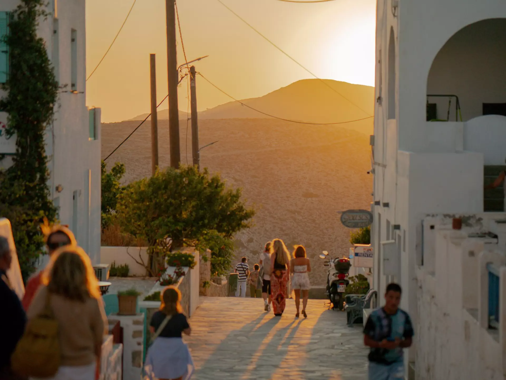 Chora center on Folegandros Island, Greece. Danielle Amy for Lonely Planet