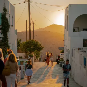 Chora center on Folegandros Island, Greece. Danielle Amy for Lonely Planet