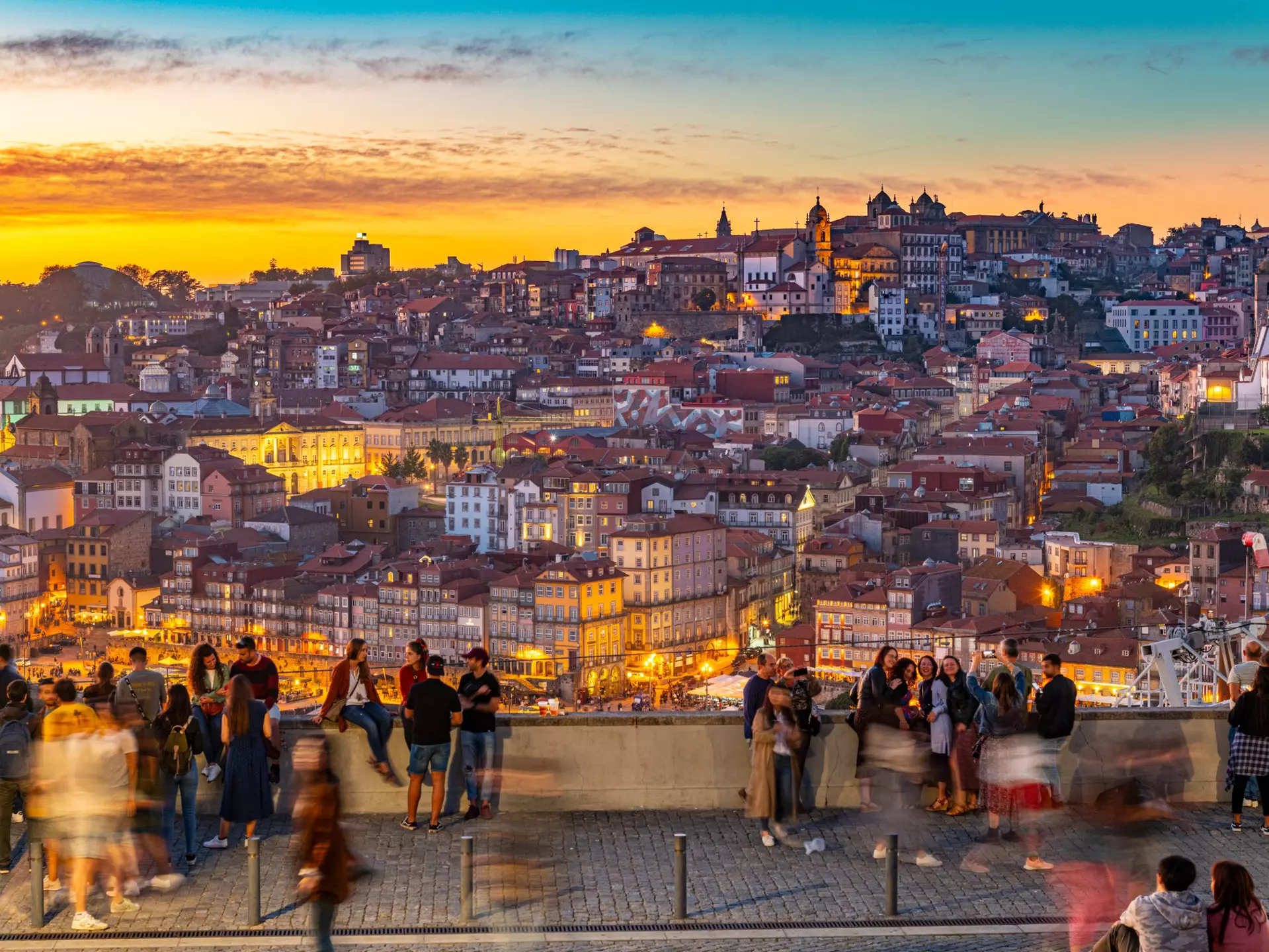 Sunset from Jardin do Morro, Porto. Atlantide Phototravel/Getty Images