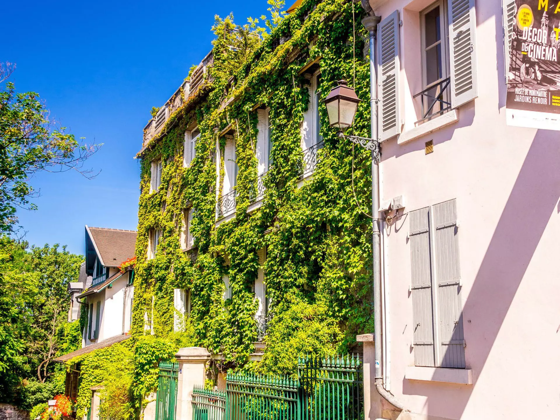 The facade of the Musee de Montmartre in Paris
