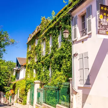 The facade of the Musee de Montmartre in Paris