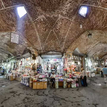 A bazaar in Tabriz, Iranian Azerbaijan, Iran.