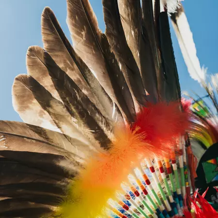 Some families spend years working together to create their regalia