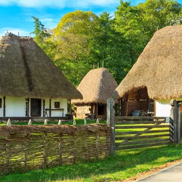 The old peasant houses,Astra village museum,Sibiu,Transylvania,Romania,Europe; Shutterstock ID 224656321; Your name (First / Last): Josh Vogel; Project no. or GL code: 56530; Network activity no. or Cost Centre: Online-Design; Product or Project: ...