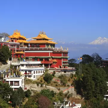 The Thrangu Tashi Yangtse Moastery in NepalThe Thrangu Tashi Yangtse Moastery in Nepal