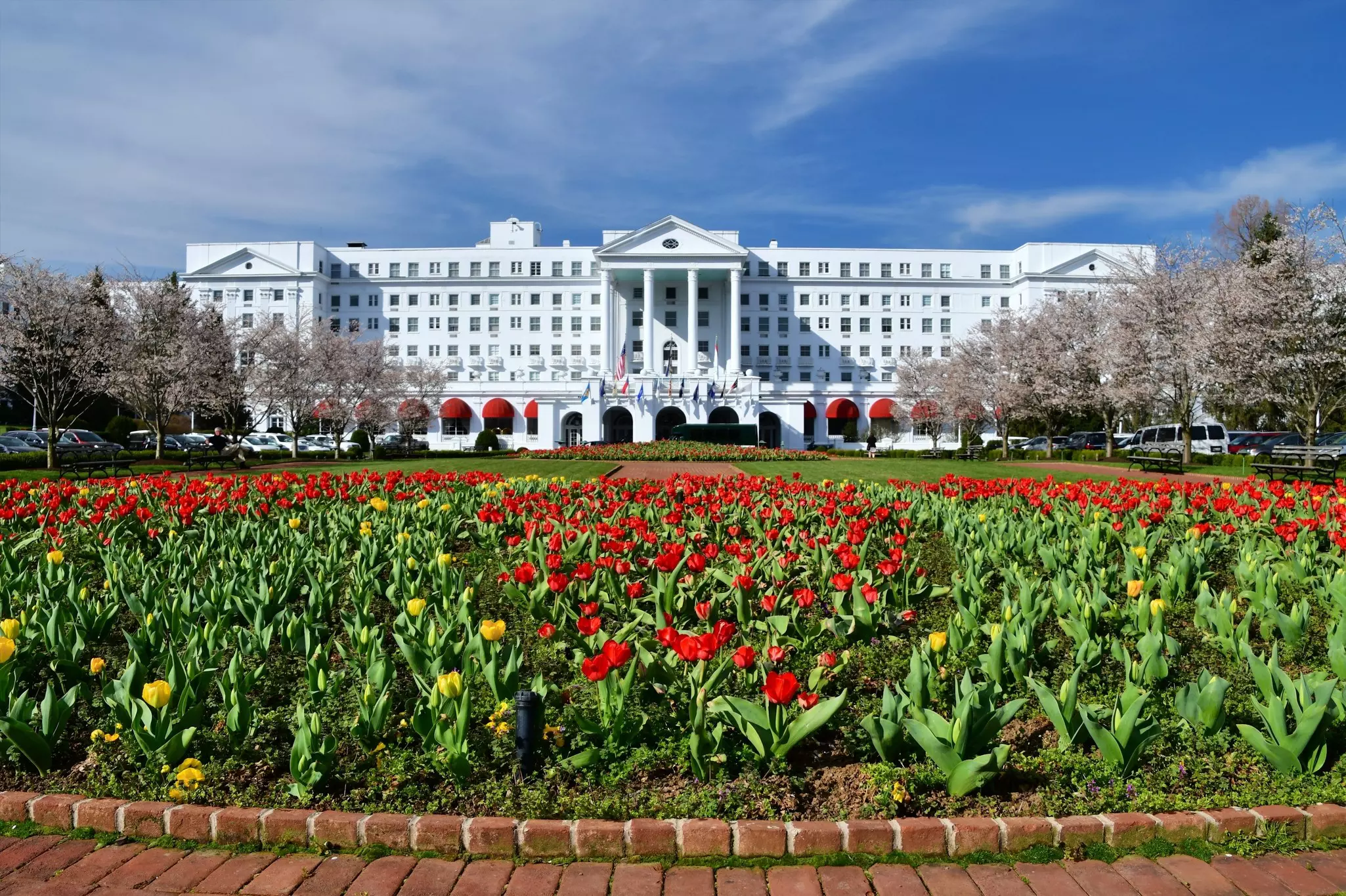 White Sulphur Springs, West Virginia April 15 2018 Greenbrier Resort