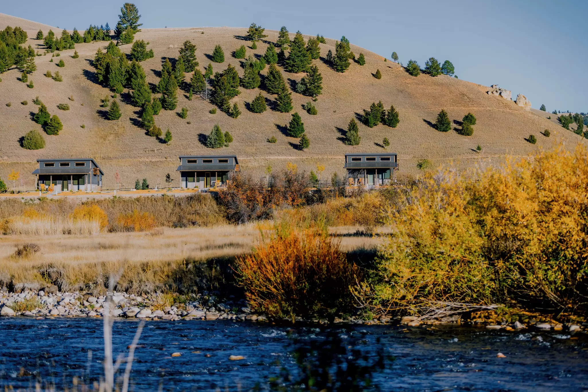 Handout images from The Meadows on Rock Creek
To be used in "The best hotels for fall foliage"
Fall scenes around the ranch property