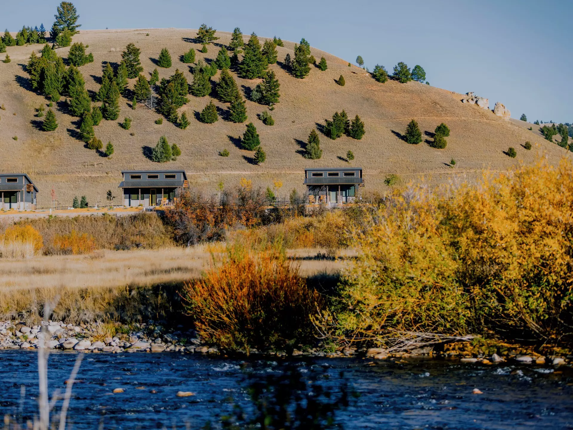 Handout images from The Meadows on Rock Creek
To be used in "The best hotels for fall foliage"
Fall scenes around the ranch property