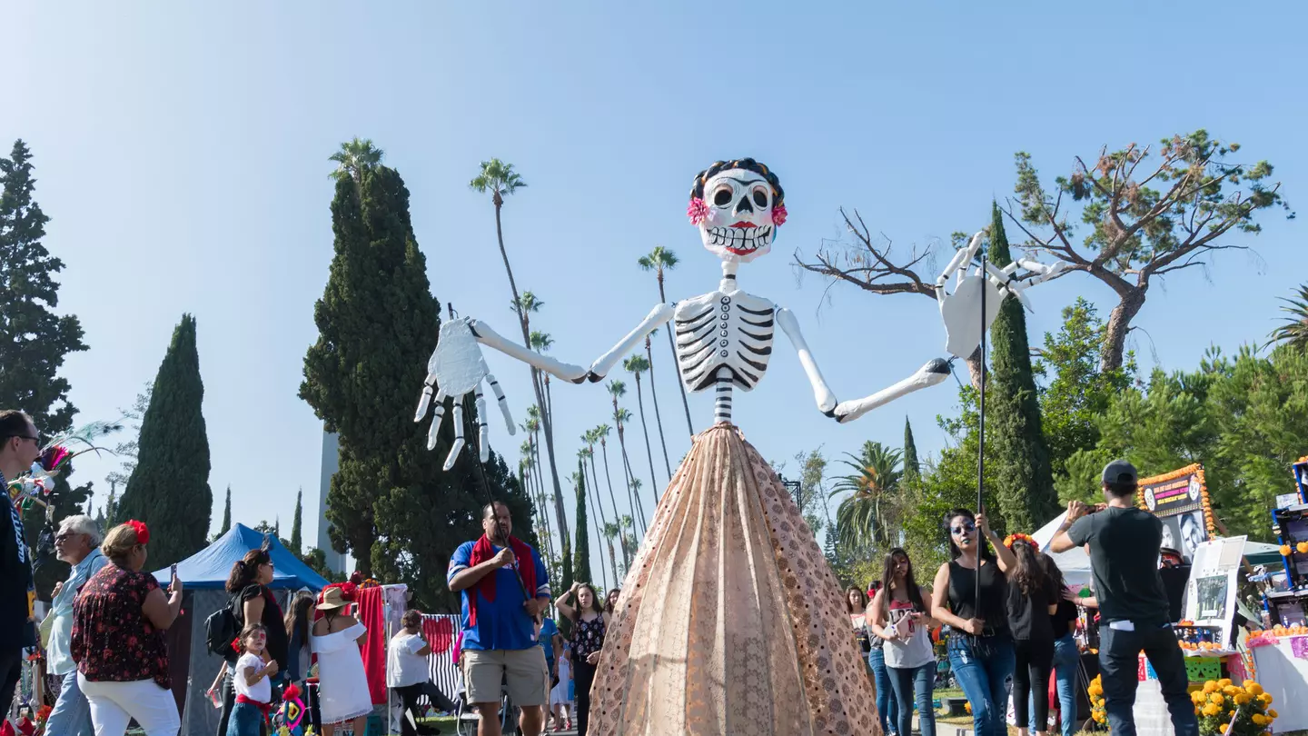 View of sugar skulls, a common gift for children and decoration for the "Day of the Dead", at the "Museo del Juguete Antiguo México" in Mexico City on October 20, 2020. - The collection of skulls is from 1968 and were made as gifts for the differe...