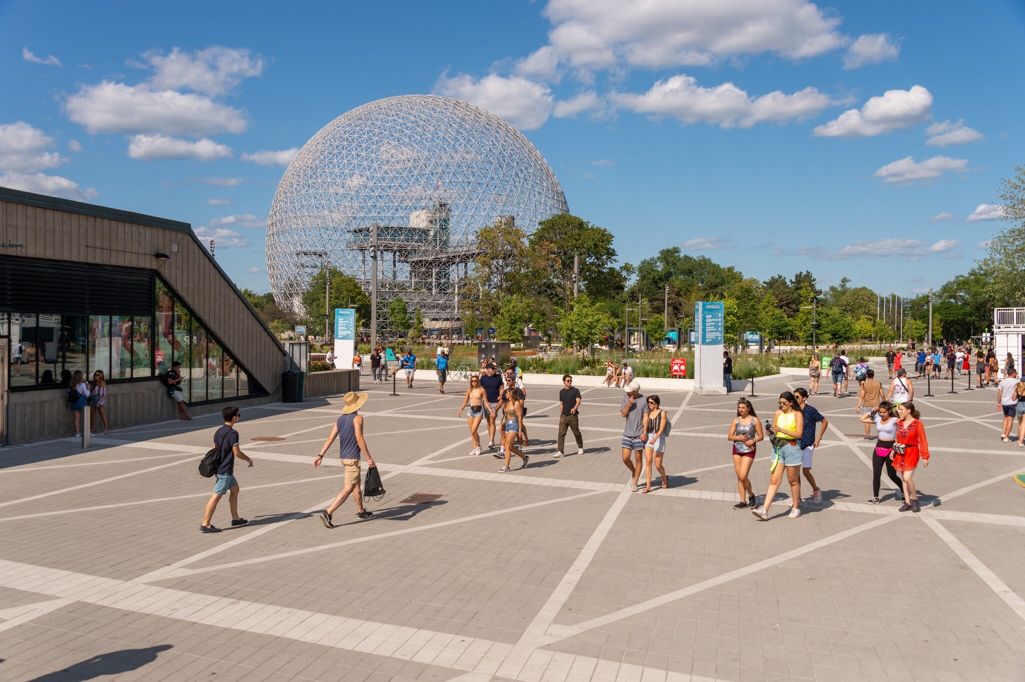 August 4, 2019: People heading to Osheaga Festival in Park Jean Drapeau.
1470979391
2019, 67, architecture, art, biosphere, blue, blue sky, building, canada, circular, city, clouds, crowd, dome, expo, festival, geodesic, globe, island, jean drapeau, jean-drapeau, landmark, many, metal, metallic, modern, montreal, museum, new, osheaga, parc, park, pattern, people, quebec, renovated, renovation, round, sky, space, sphere, steel, tourism, tourists, trees, urban, walk, walkway, web